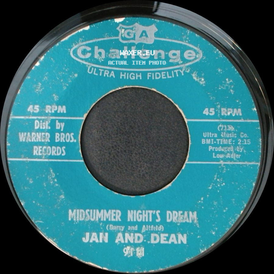 Jan And Dean - Heart And Soul / Midsummer Night's Dream side B