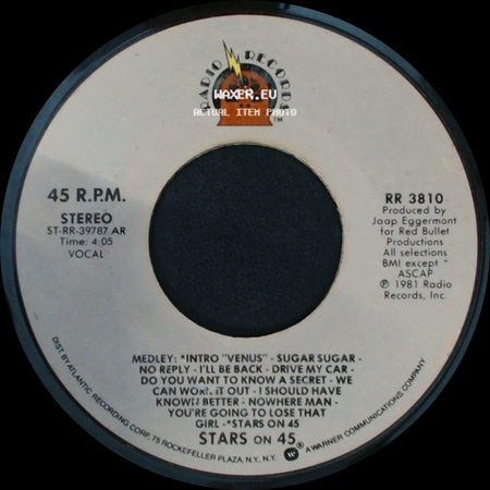 Stars On 45 - Stars On 45 / Medley side B