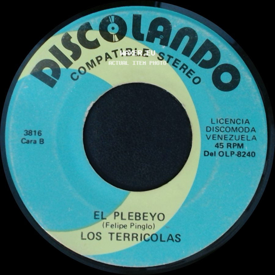 Los Terricolas - Cuando Te Acuerdes De Mi / El Plebeyo side B