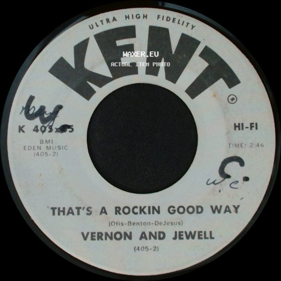 Vernon And Jewell - That's A Rockin Good Way / Those Lonely, Lonely Nights side A