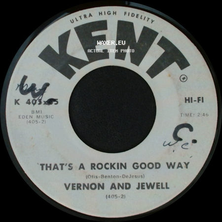 Vernon And Jewell - That's A Rockin Good Way / Those Lonely, Lonely Nights side A