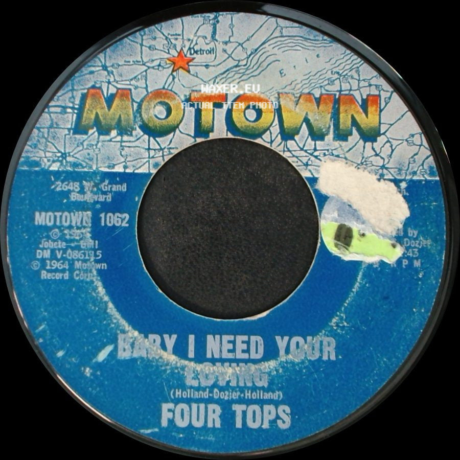 Four Tops - Baby I Need Your Loving / Call On Me side A