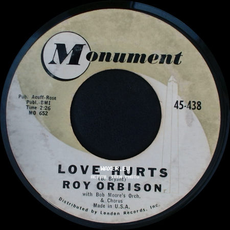 Roy Orbison - Love Hurts / Running Scared side A