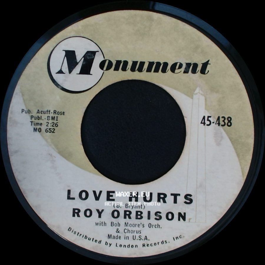 Roy Orbison - Love Hurts / Running Scared side A