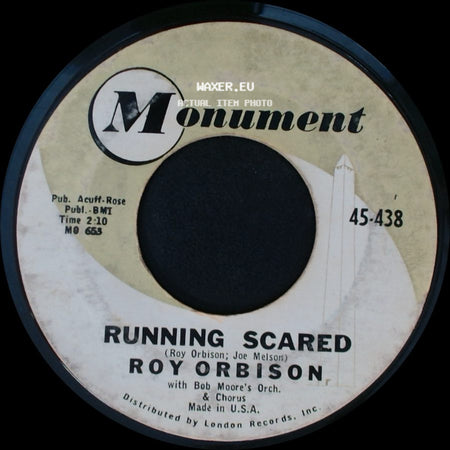Roy Orbison - Love Hurts / Running Scared side B