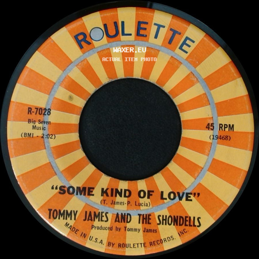 Tommy James And The Shondells - Some Kind Of Love / Crimson And Clover side A