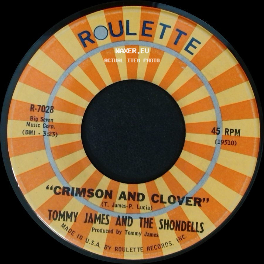 Tommy James And The Shondells - Some Kind Of Love / Crimson And Clover side B