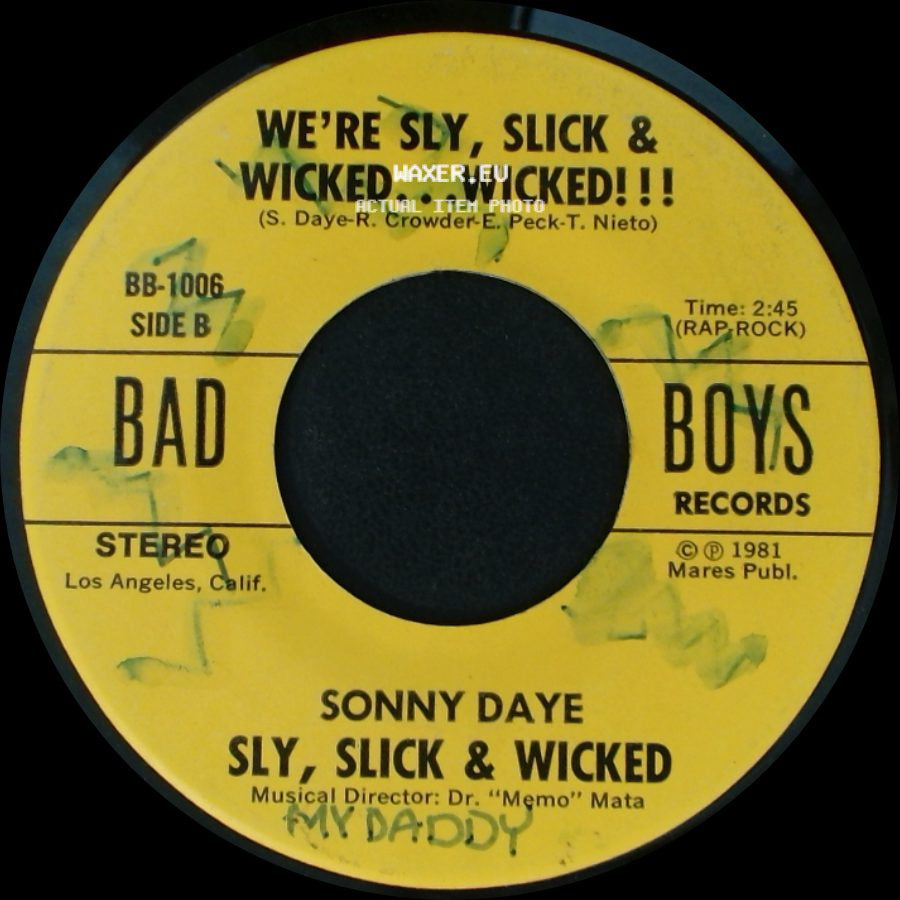 Ron Crowder / Sonny Daye - Tonight's The Nite / Sly, Slick & Wicked side B