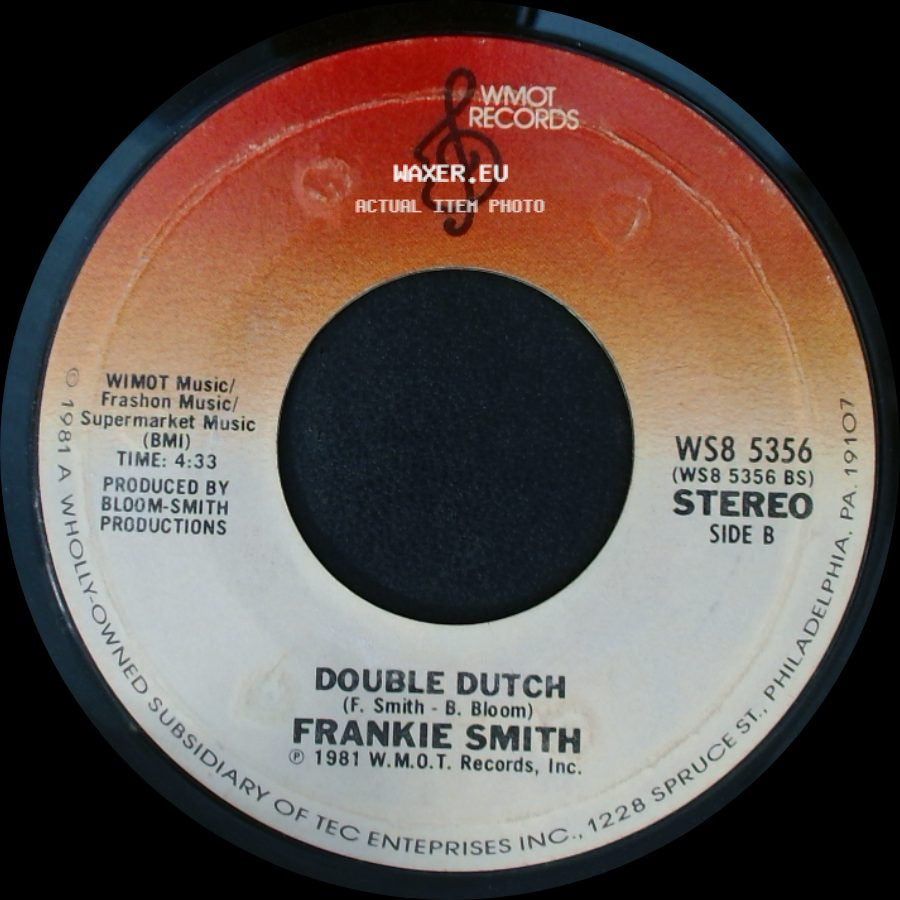 Frankie Smith - Double Dutch Bus / Double Dutch side B