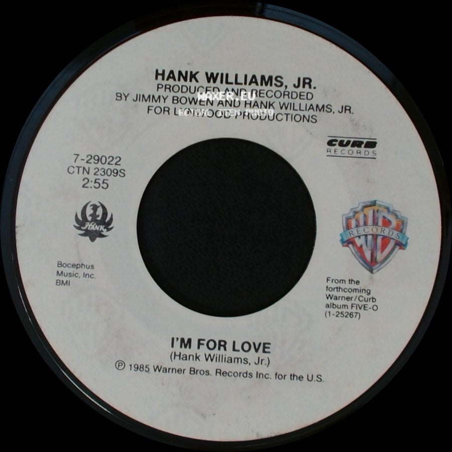 Hank Williams, Jr. - I'm For Love / Lawyers, Guns And Money side A