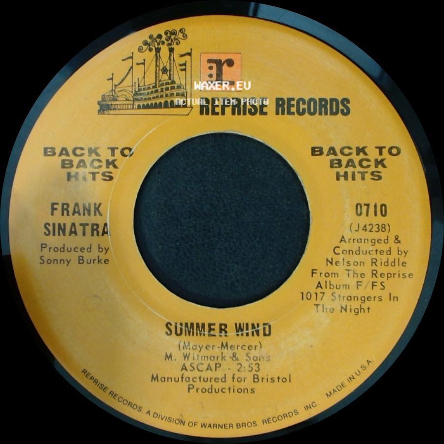 Frank Sinatra - Strangers In The Night / Summer Wind side B
