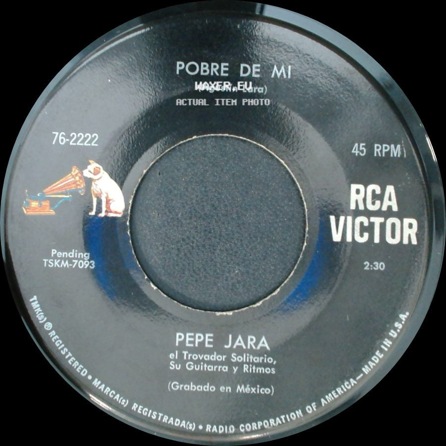 Pepe Jara - Pobre De Mi / Orgullo side A