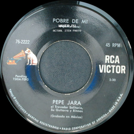 Pepe Jara - Pobre De Mi / Orgullo side A