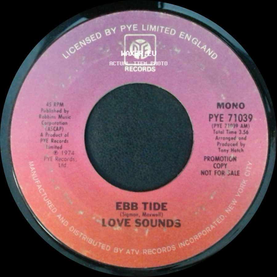 Love Sounds / Ebb Tide - Ebb Tide / Love Sounds side A