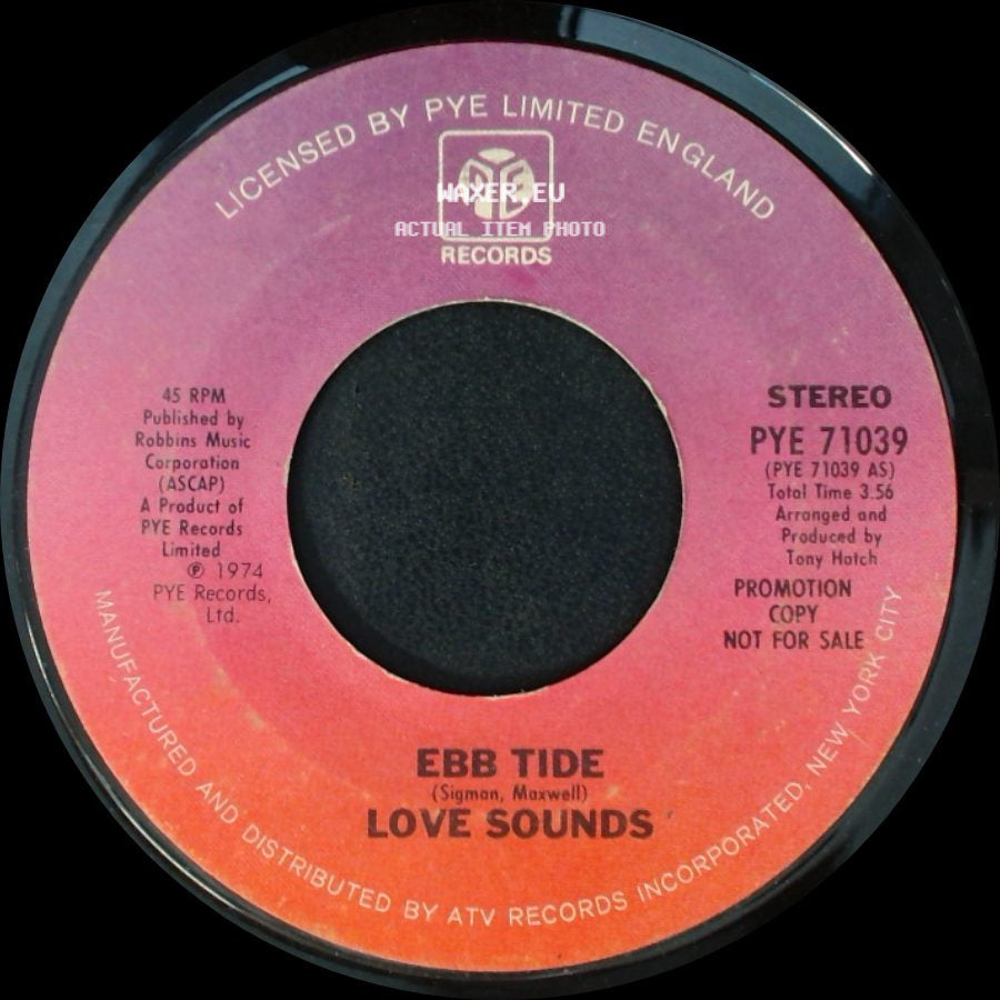 Love Sounds / Ebb Tide - Ebb Tide / Love Sounds side B
