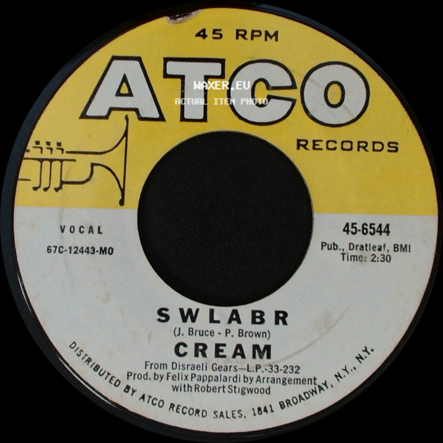 Cream - Sunshine Of Your Love / Swlabr side B