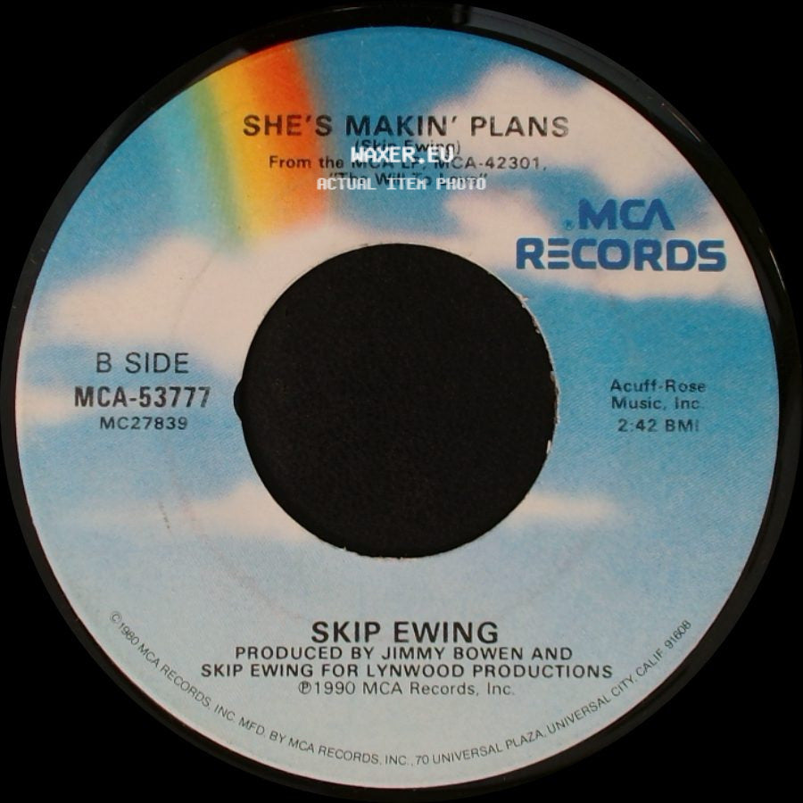 Skip Ewing - If A Man Could Live On Love Alone / She's Makin' Plans side B