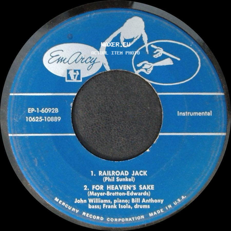 Unknown Artist - Railroad Jack / For Heaven's Sake / Unknown Title B side A