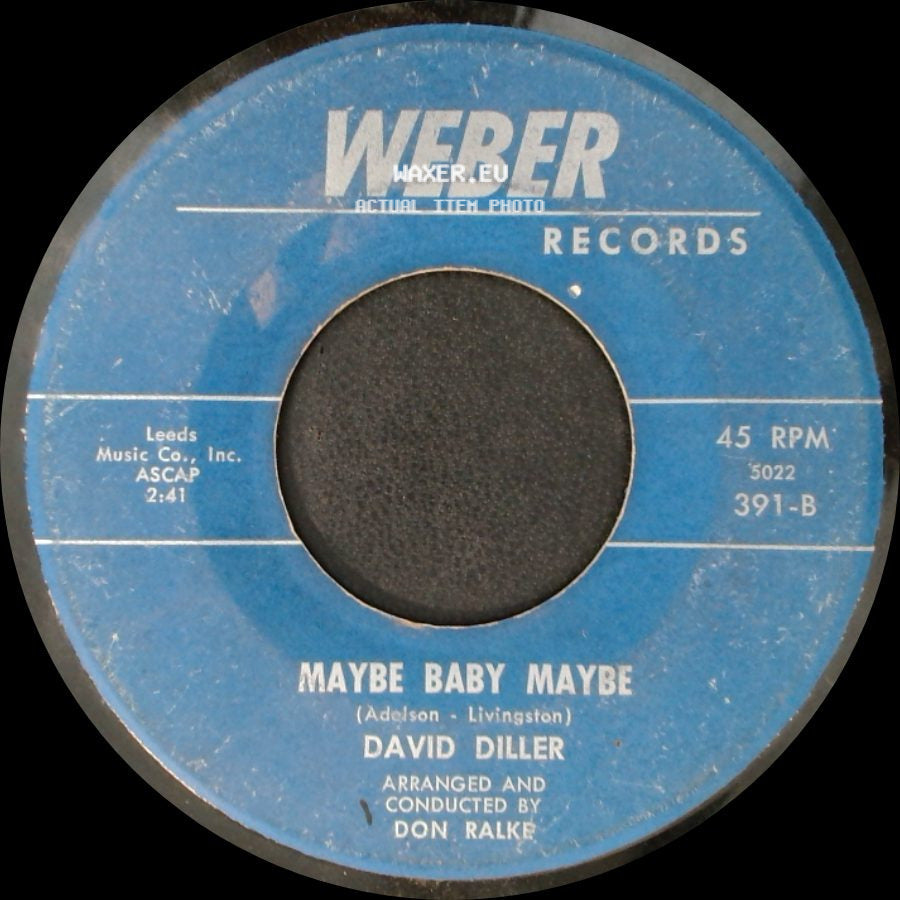 David Diller - Chi-Baba Chi-Baba / Maybe Baby Maybe side B
