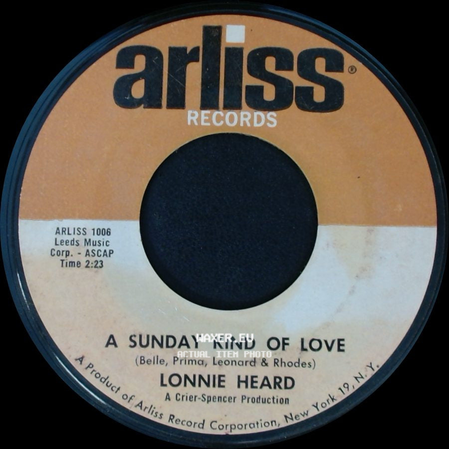 Lonnie Heard - A Sunday Kind Of Love / Romance In The Dark side A