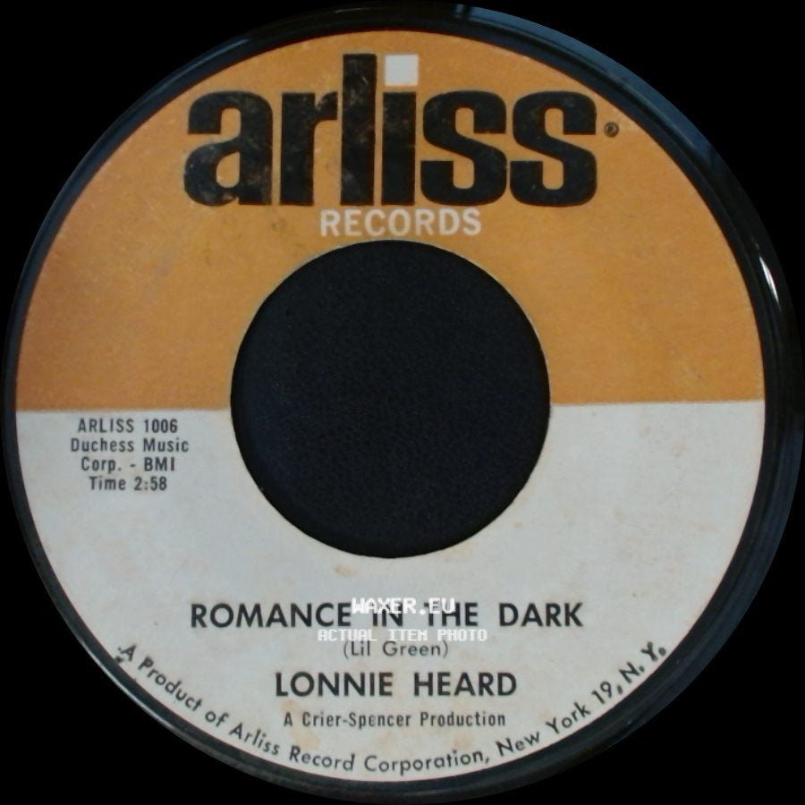 Lonnie Heard - A Sunday Kind Of Love / Romance In The Dark side B