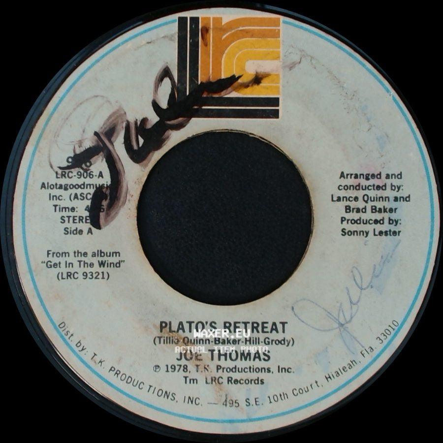 Joe Thomas - Plato's Retreat / A Place In Space side A