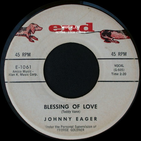 Johnny Eager - I Understand / Blessing Of Love side B