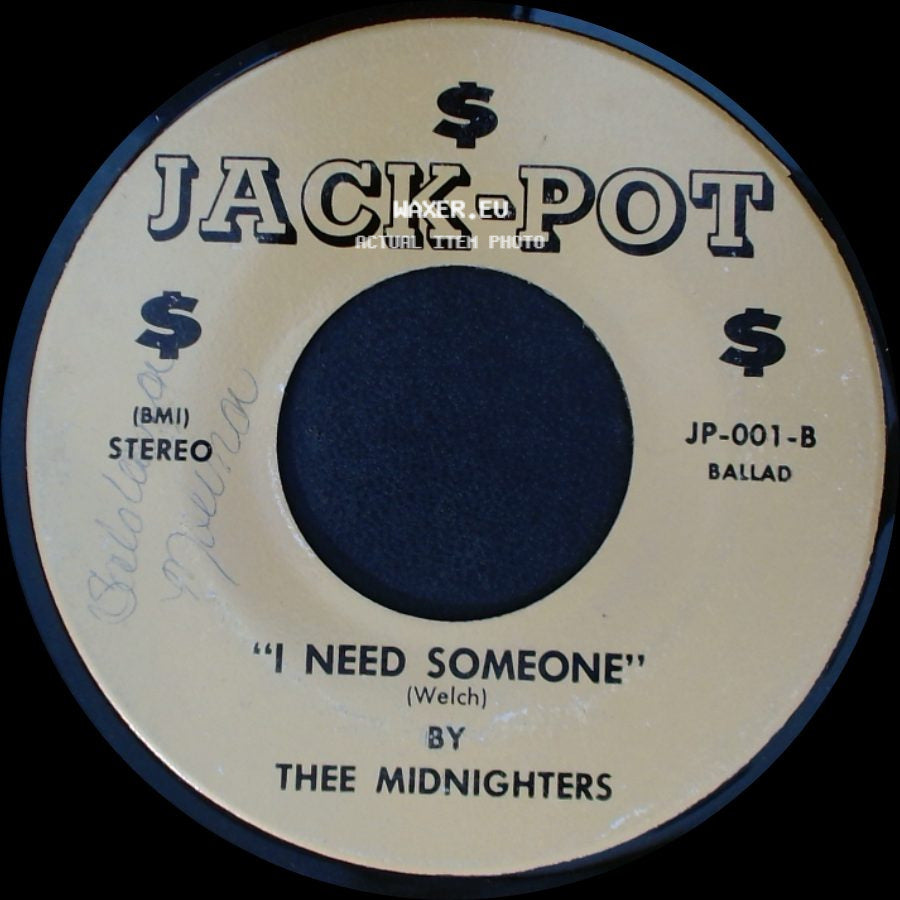 Thee Midnighters - I Need Someone / I Need Someone side B