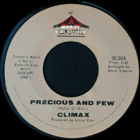 Climax - Precious And Few / Park Preserve side A