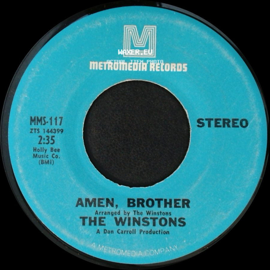 The Winstons - Amen, Brother / Color Him Father side A
