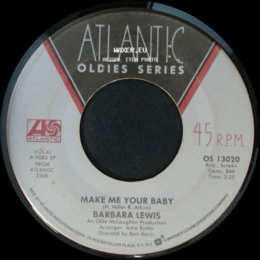 Barbara Lewis - Make Me Your Baby / Baby, I'm Yours side A