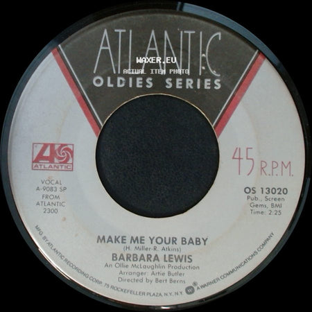 Barbara Lewis - Make Me Your Baby / Baby, I'm Yours side A