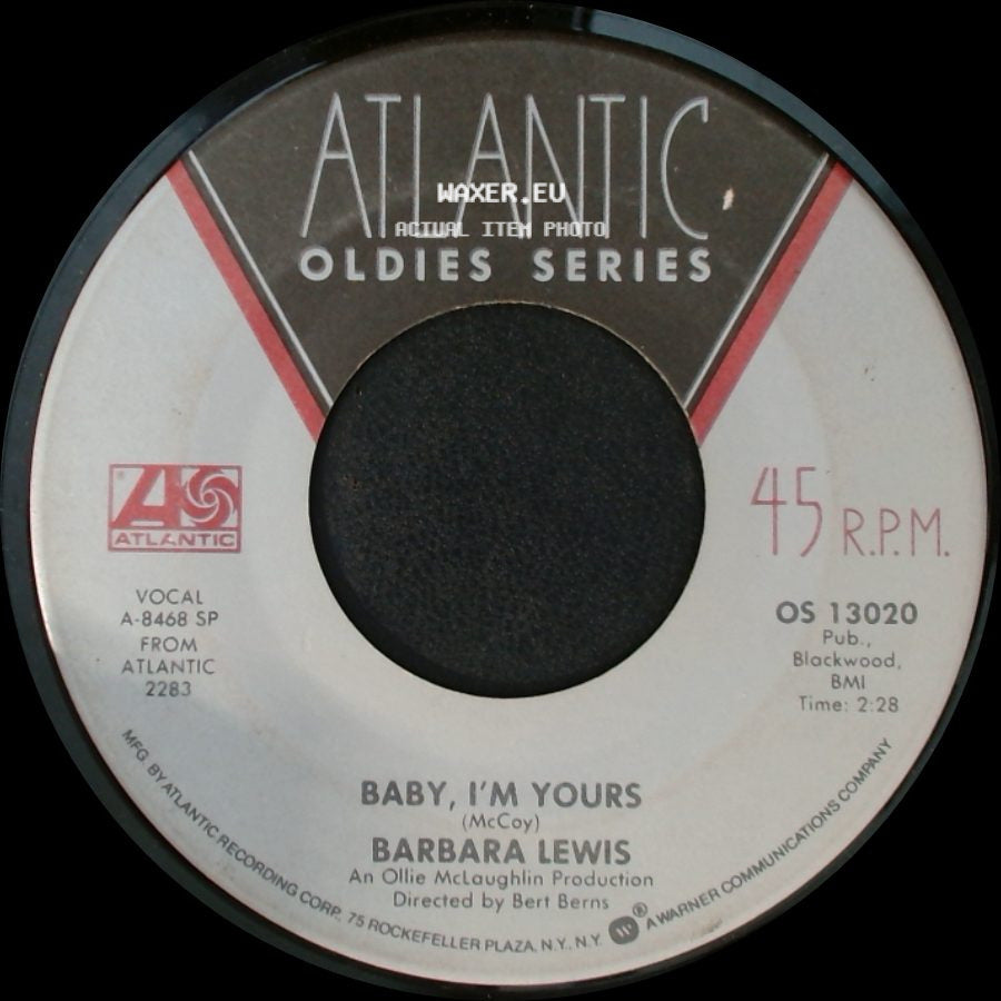 Barbara Lewis - Make Me Your Baby / Baby, I'm Yours side B