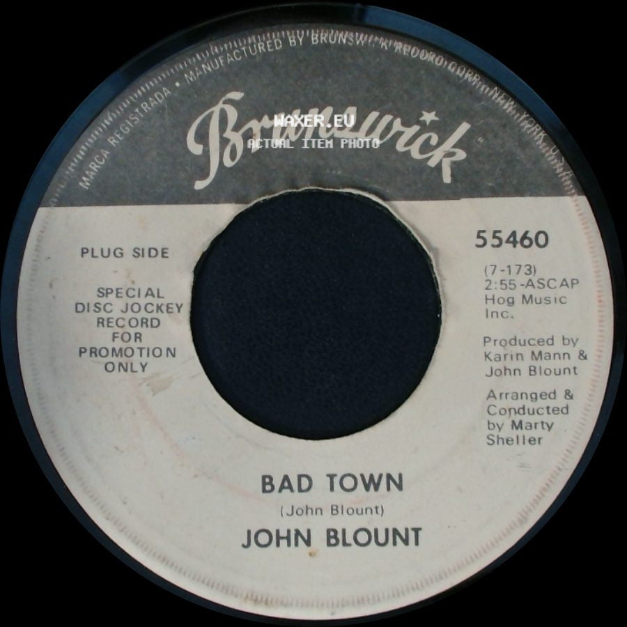 John Blount - Please Stay Woman / Bad Town side B