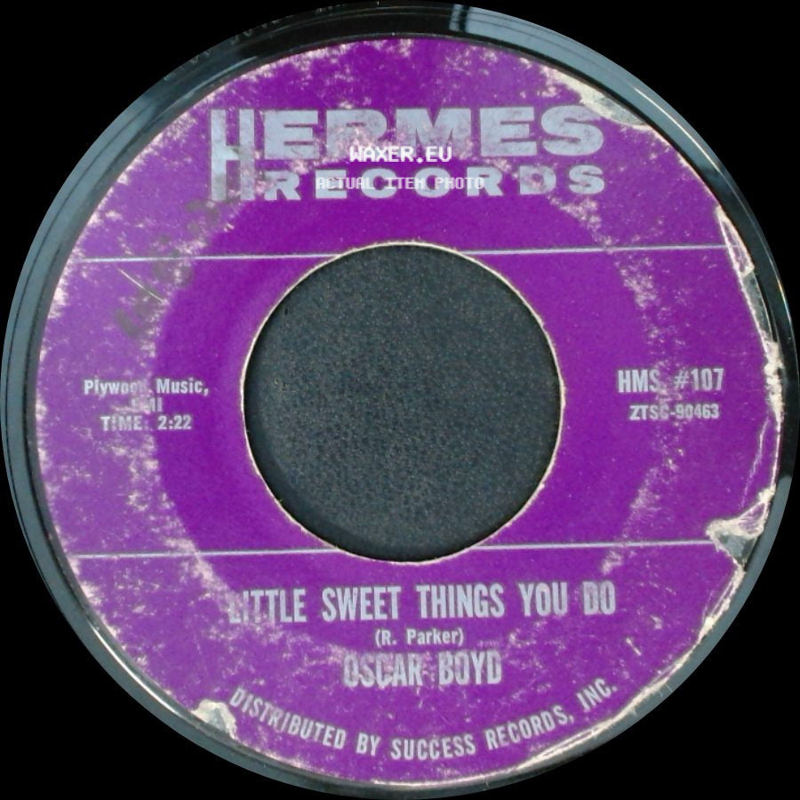 Oscar Boyd - When Things Get A Little Better / Little Sweet Things You Do side B