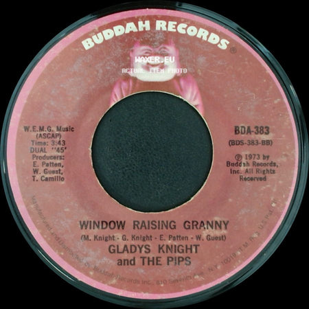 Gladys Knight And The Pips - Midnight Train To Georgia / Window Raising Granny side B