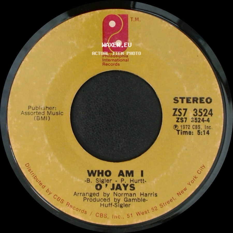 O'jays - Love Train / Who Am I side B