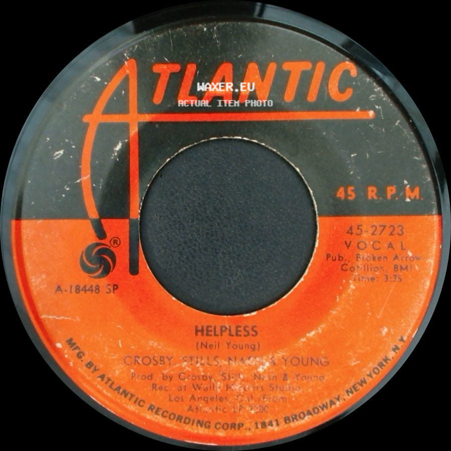 Crosby, Stills, Nash & Young - Woodstock / Helpless side B
