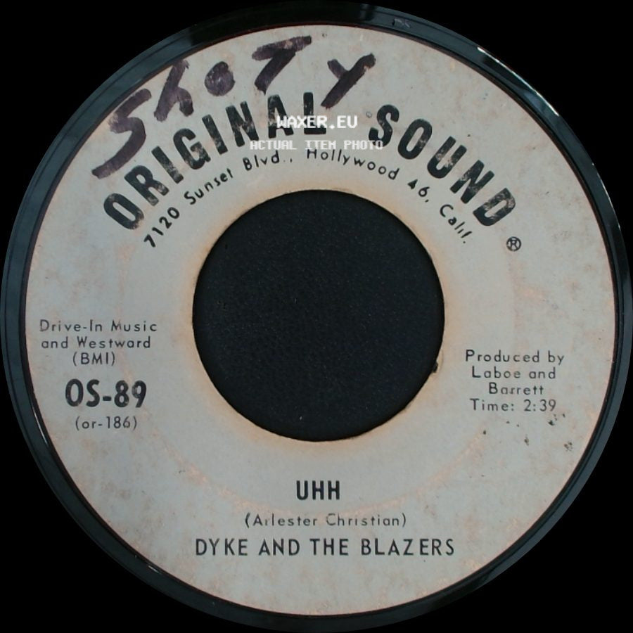 Dyke And The Blazers - Let A Woman Be A Woman - Let A Man Be A Man / Uhh side B