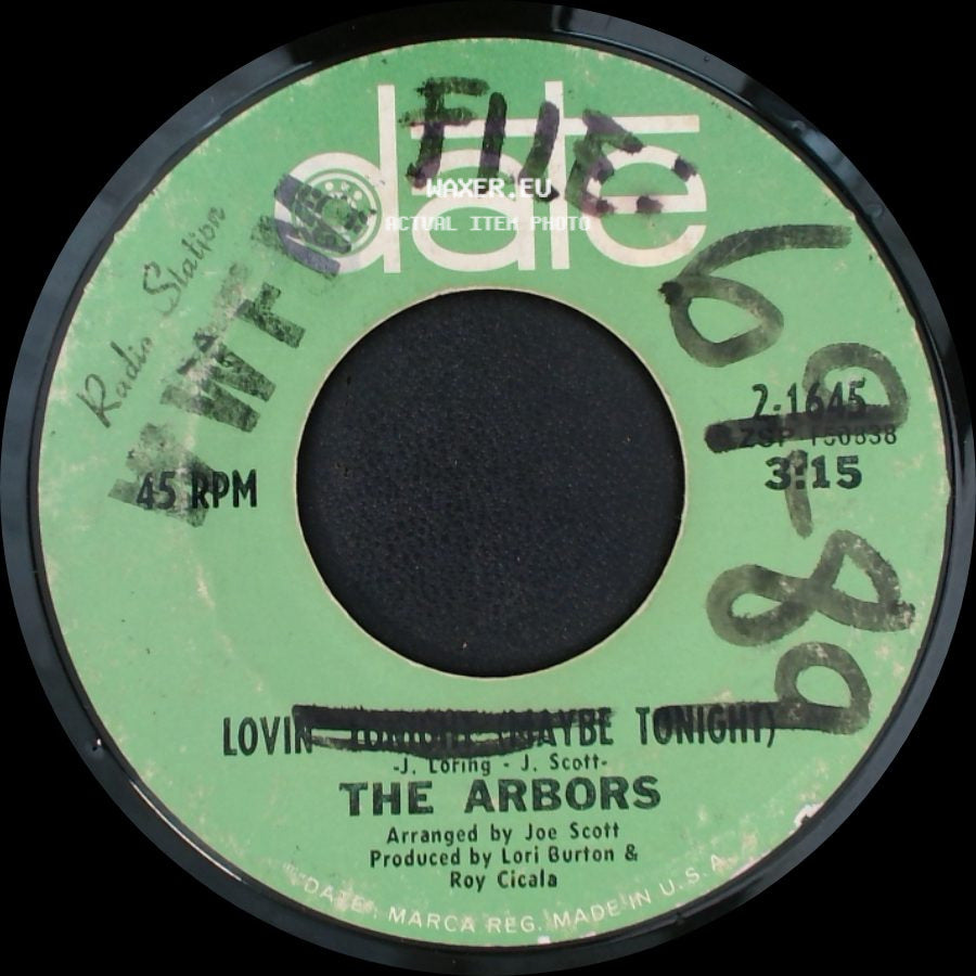 The Arbors - I Can't Quit Her / Lovin (Maybe Tonight) side B
