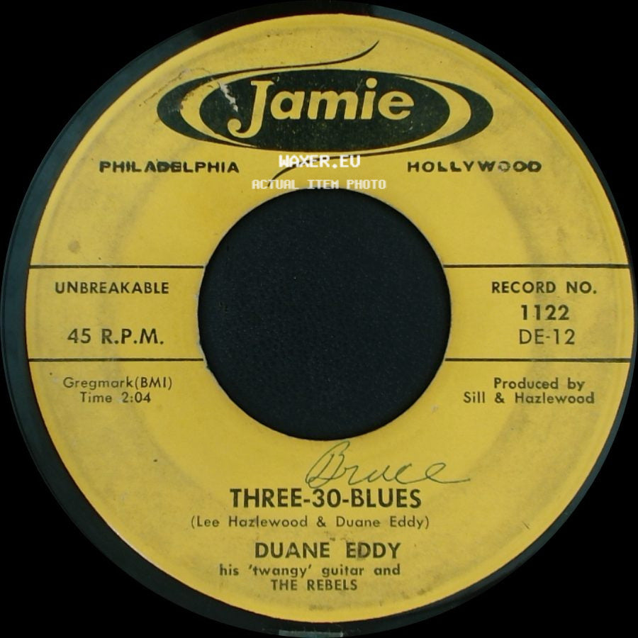 Duane Eddy / Duane Eddy His 'twangy' Guitar And The Rebels - Three-30-Blues / "Yep!" side A