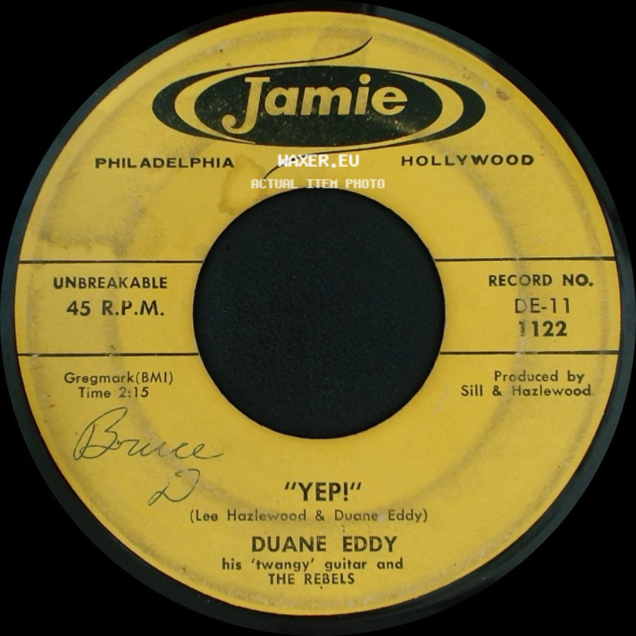Duane Eddy / Duane Eddy His 'twangy' Guitar And The Rebels - Three-30-Blues / "Yep!" side B