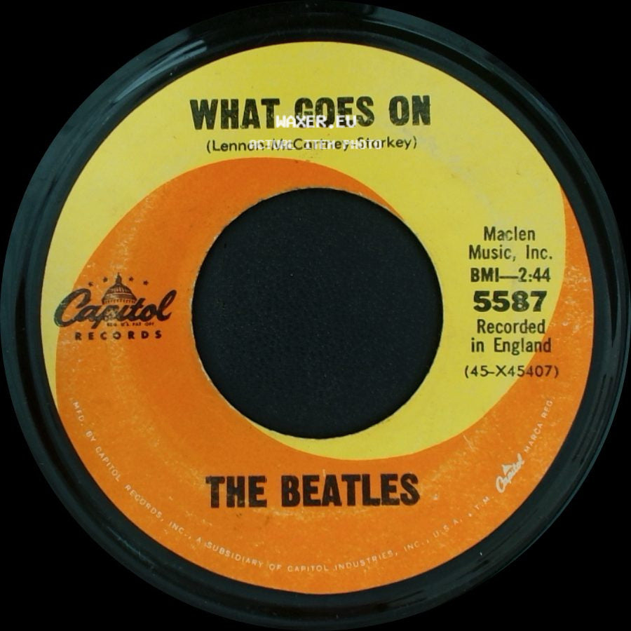 The Beatles - What Goes On / Nowhere Man side A