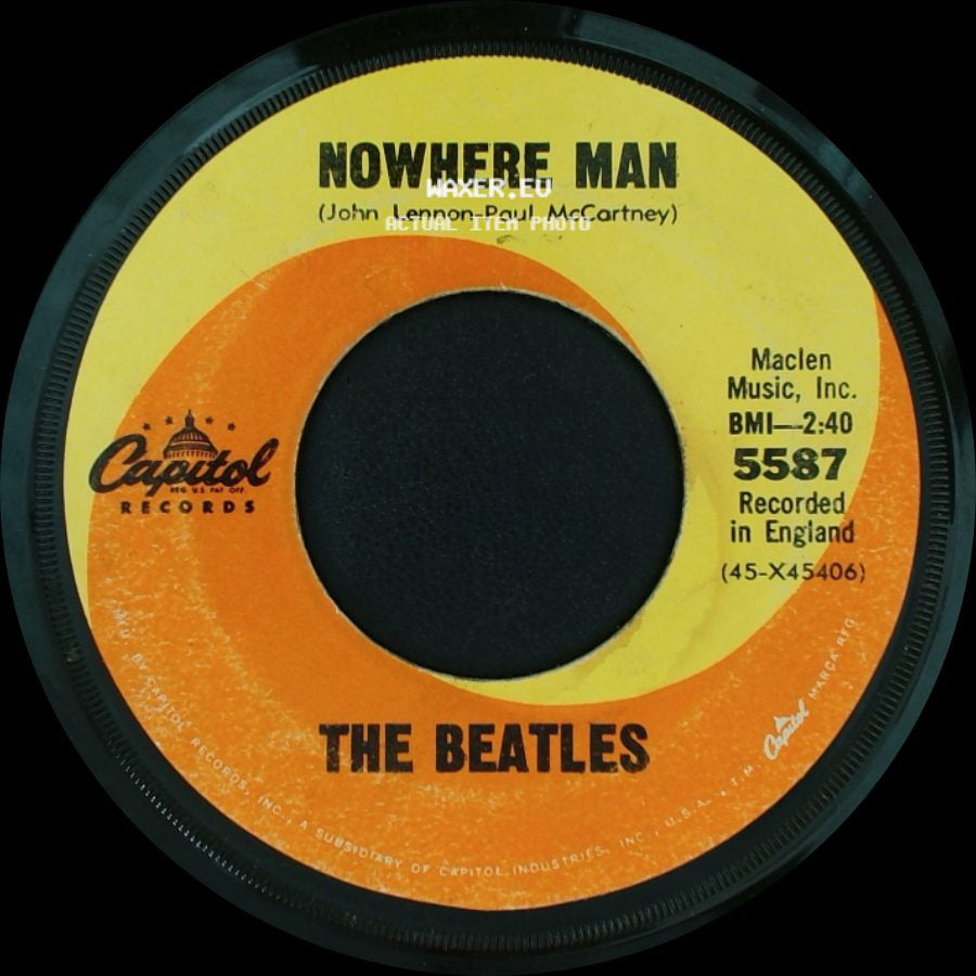 The Beatles - What Goes On / Nowhere Man side B