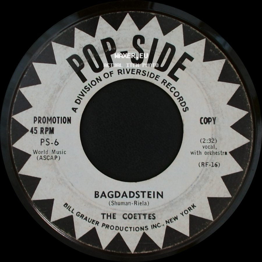 The Coettes - Bagdadstein / We Were Only Summer Friends side A