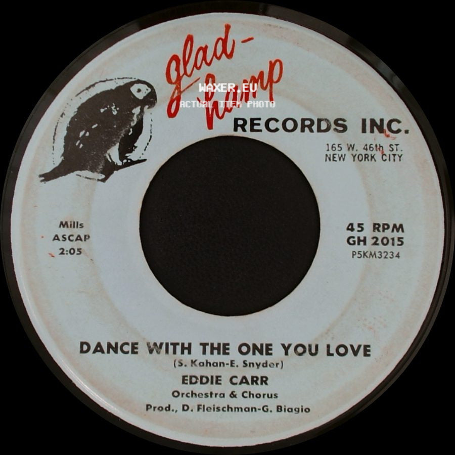 Eddie Carr - Dance With The One You Love / What Will Tomorrow Bring side A