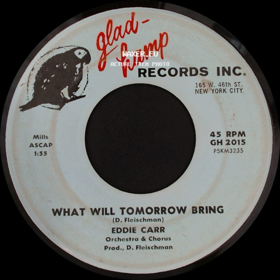 Eddie Carr - Dance With The One You Love / What Will Tomorrow Bring side B