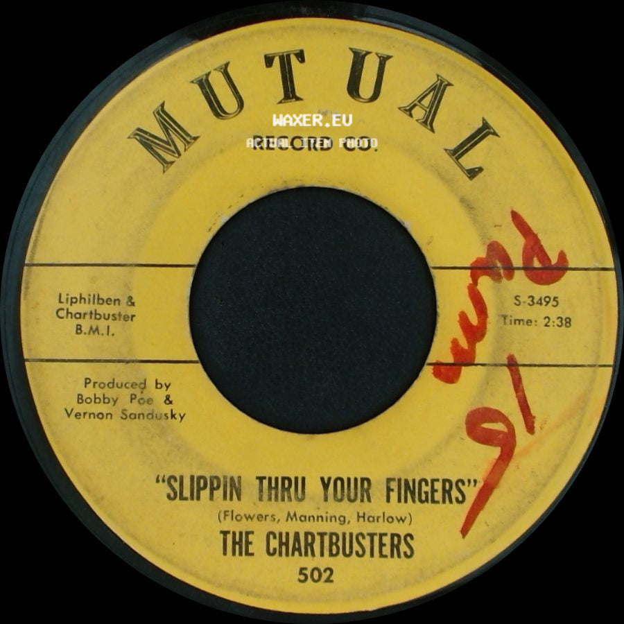 The Chartbusters - She's The One / Slippin Thru Your Fingers side B
