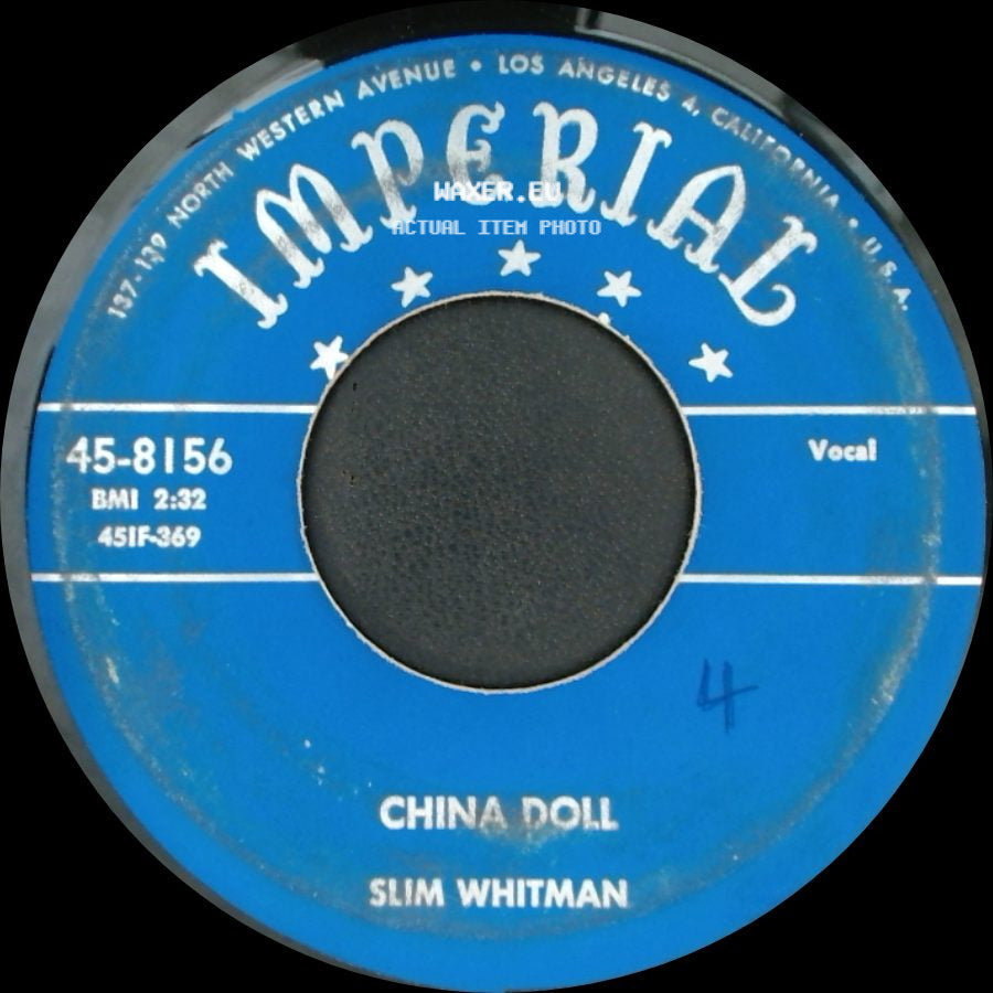 Slim Whitman - Indian Love Call / China Doll side B