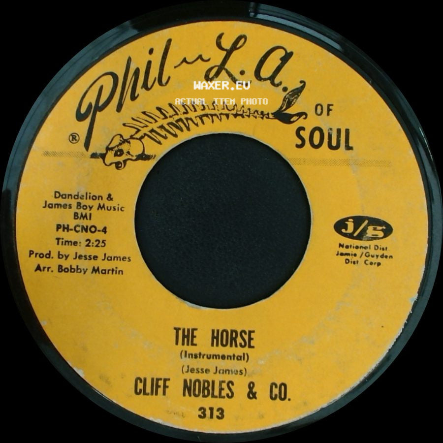 Cliff Nobles & Co. / Cliff Nobles - The Horse (Instrumental) / Love Is All Right side A